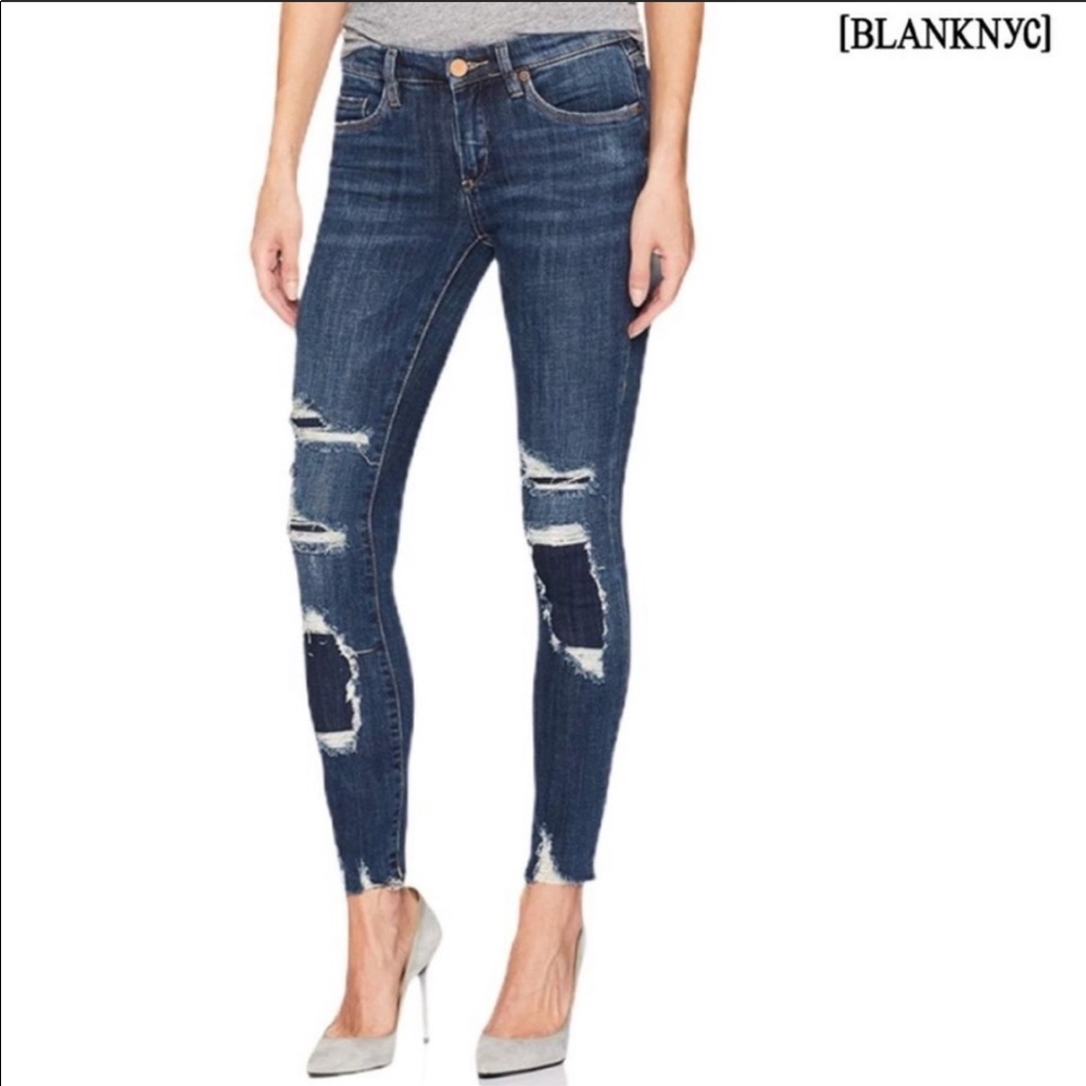 BLAKNYC  rasgado jeans